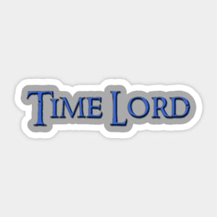 Time Lord Sticker